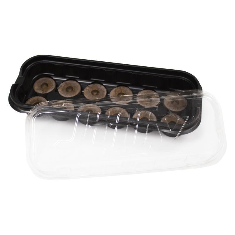 Seed Starting Windowsill Greenhouse – Jiffy – 12 Peat Pellets